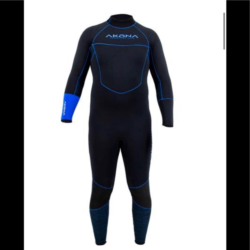 Mens Akona 3mm Quantum Stretch Wetsuit, Size Small Gem
